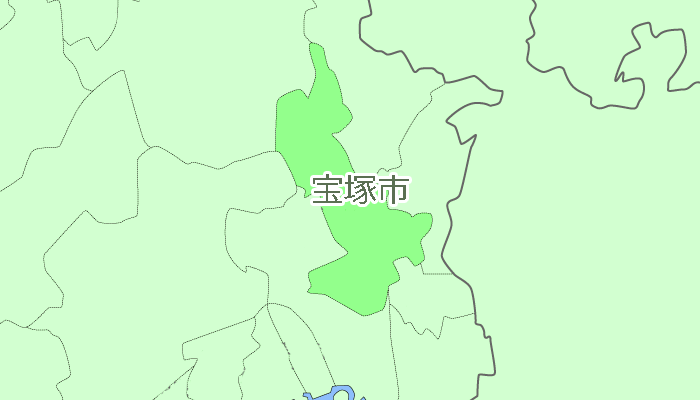 宝塚の地図